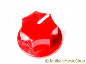 JAZZ BASS PEDAL EFFECT OR GUITAR AMPLIFIER VOLUME KNOB RED
